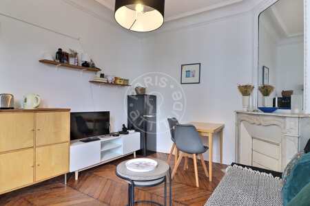 Living room Furnished apartment - 30m²  - 1 bedroom - Saint-Paul - Paris