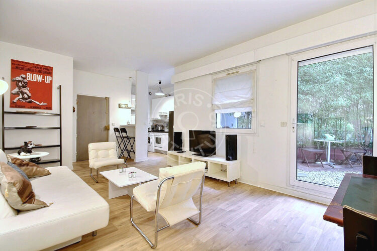 Living room - Furnished 1 bedroom - Paris 75017 - 5955