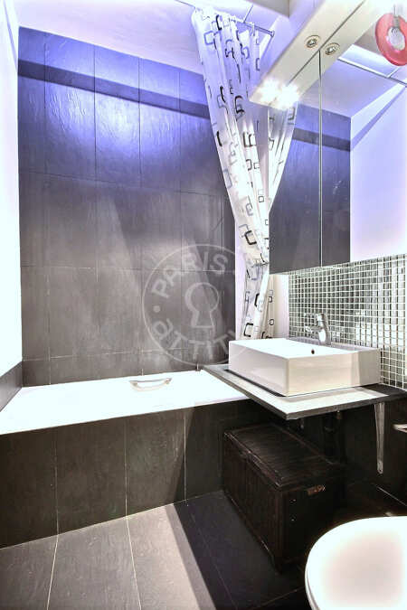 Bagno Appartamento arredato - 42m²  - 1 locale - Batignolles - Parigi
