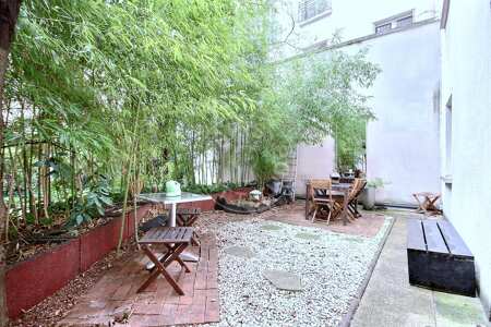 Giardino Appartamento arredato - 42m²  - 1 locale - Batignolles - Parigi