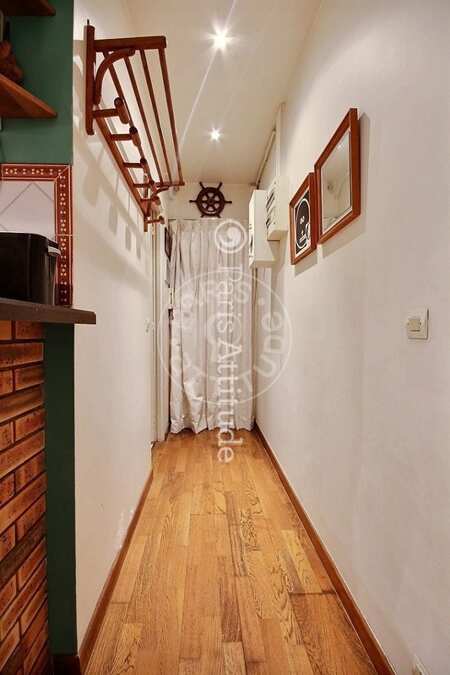 Entrada Apartamento mobilado - 39m²  - 1 quarto - Jules Joffrin - Mairie du 18ème - Paris