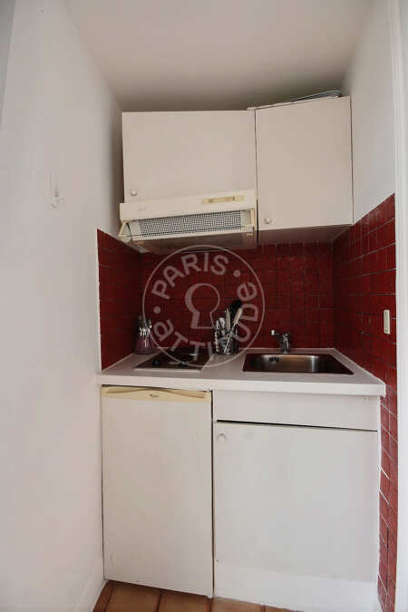 Cocina Estudio amueblado - 16m²  - Saint-Germain - París