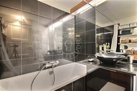 Badezimmer Möblierte wohnung - 60m²  - 1 Zimmer - Pyramides / Palais Royal - Paris