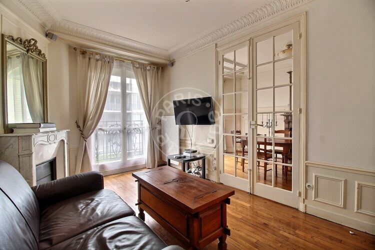 Living room - Furnished 1 bedroom - Paris 75015 - 6067