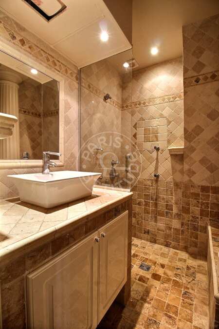 Casa de banho Apartamento mobilado - 52m²  - 1 quarto - Bir-Hakeim - Paris
