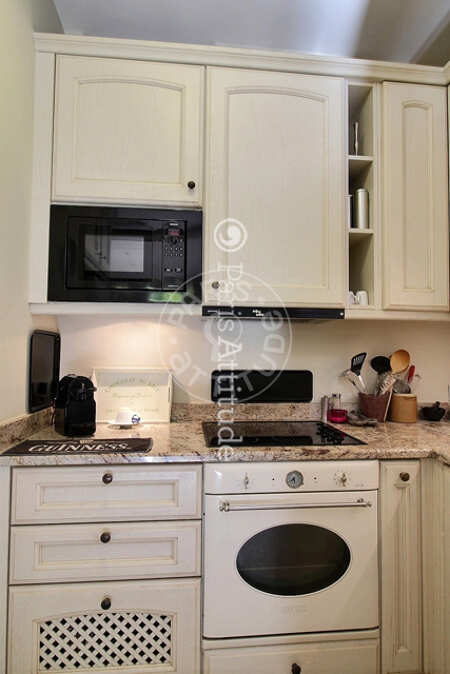 Cozinha Studio mobilado - 51m²  - Neuilly-sur-Seine