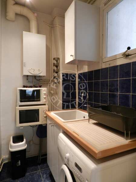 Cucina Appartamento arredato - 34m²  - 1 locale - Batignolles - Parigi