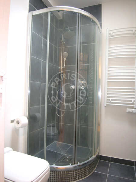Bathroom Furnished studio alcove - 30m²  - Saint Placide - Paris