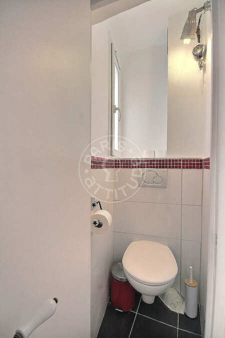 WC Möblierte alkovenwohnung - 27m²  - Marx Dormoy - Paris