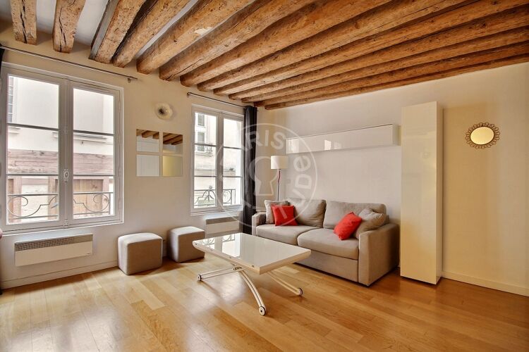 Living room - Furnished studio - Paris 75006 - 6247