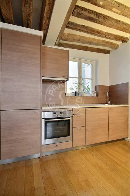 Cocina Estudio amueblado - 29m²  - Saint-Germain - París