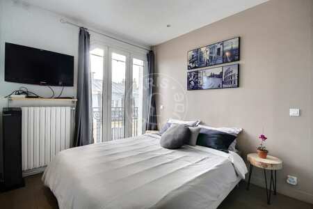 Dormitorio Estudio con alcoba amueblado - 32m²  - Boulogne-Billancourt