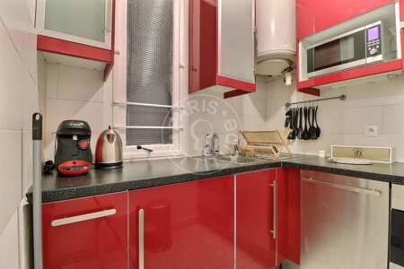 Cozinha Apartamento mobilado - 30m² - 1 quarto - Place Monge - Paris