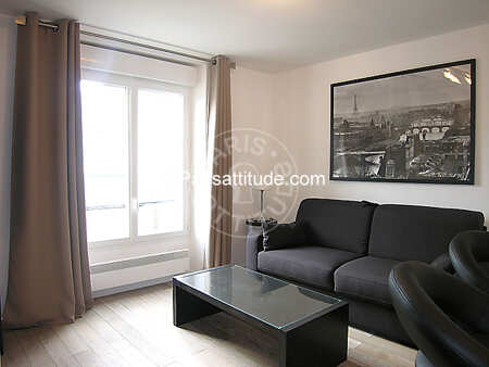 Salon Studio meublé - 19m²  - Montorgueil - Paris