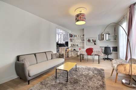 Sala Apartamento mobilado - 62m²  - 2 quartos - Canal de l'Ourcq - Paris