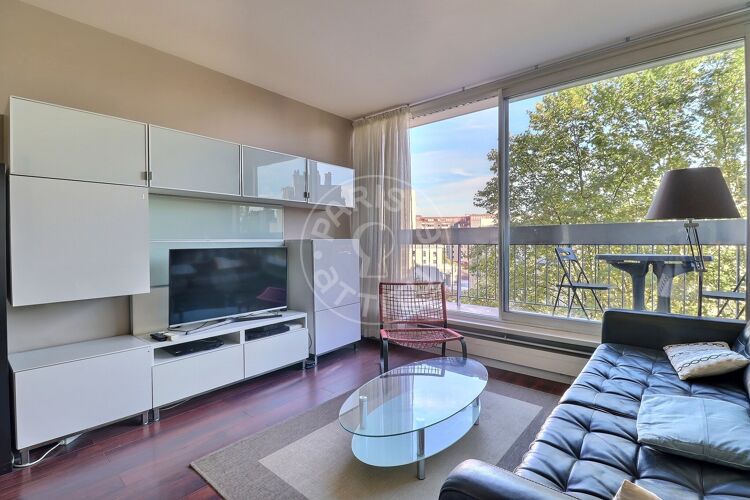 Living room - Furnished 1 bedroom - Paris 75014 - 6352