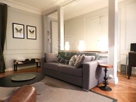 Sala Apartamento mobilado - 104m²  - 2 quartos - Victor Hugo - Paris