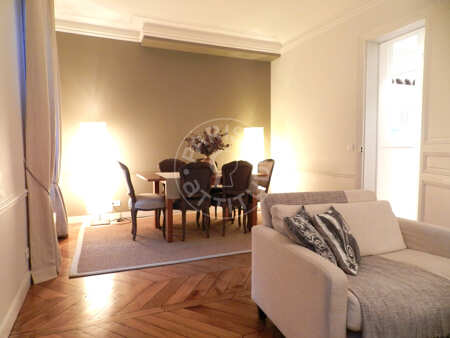 Sala de jantar Apartamento mobilado - 104m²  - 2 quartos - Victor Hugo - Paris