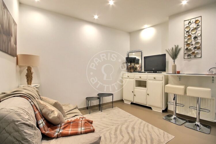 Salón - 1 dormitorio amueblado - París 75011 - 6377