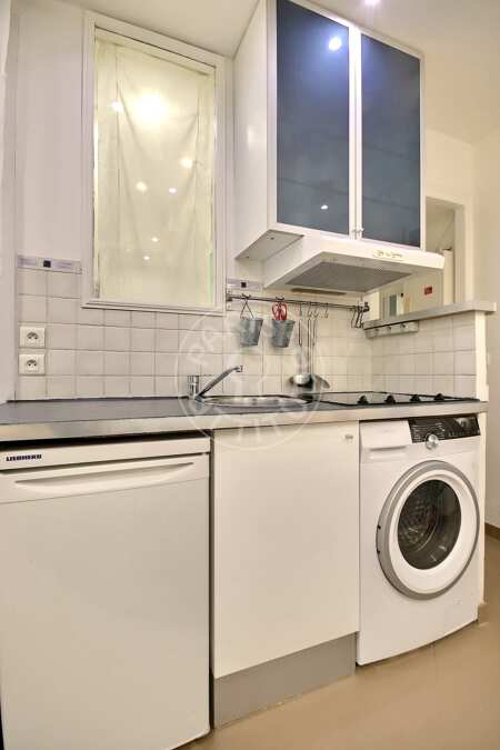 Cuisine Appartement meublé - 28m²  - 1 chambre - Charonne - Paris