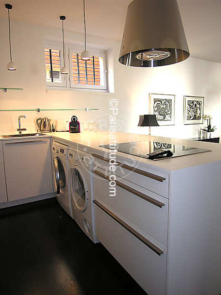 Cuisine Appartement meublé - 60m²  - 1 chambre - Saint-Germain - Paris