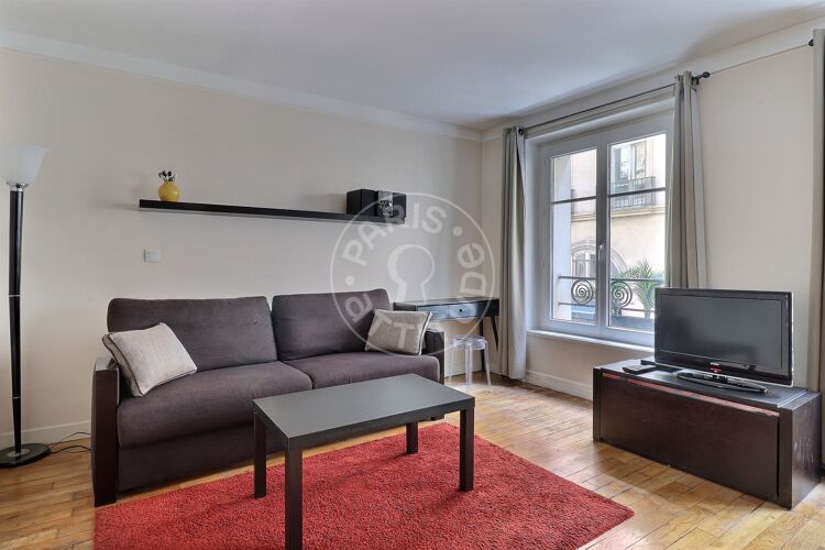 Living room - Furnished studio - Paris 75001 - 6400