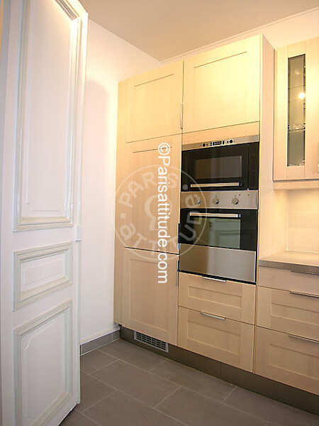 Kitchen Furnished apartment - 125m²  - 2 bedrooms - Porte Maillot / Palais des Congrès - Paris