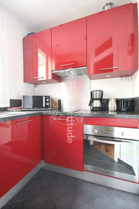 Cozinha Apartamento mobilado - 39m²  - 1 quarto - Reuilly-Diderot - Paris