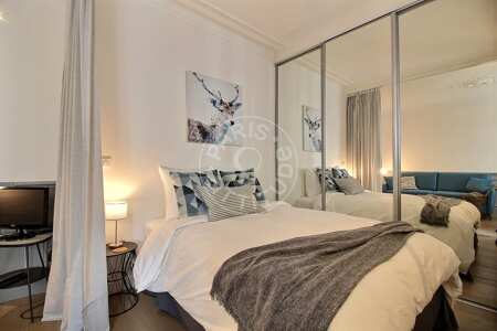 Bedroom Furnished studio alcove - 30m²  - Oberkampf - Paris