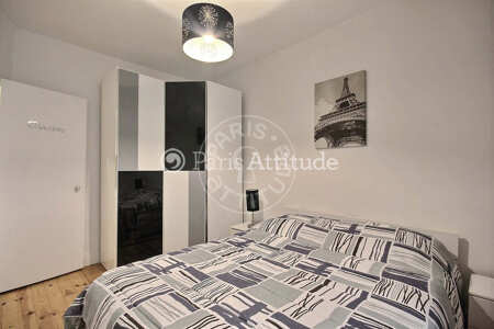 Bedroom Furnished apartment - 34m²  - 1 bedroom - Poissonnière - Paris