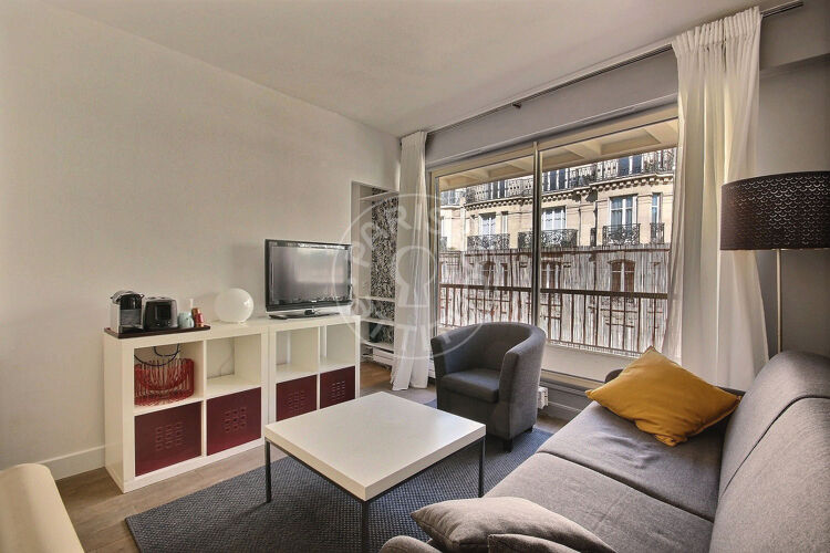 Living room - Furnished 1 bedroom - Paris 75006 - 6527