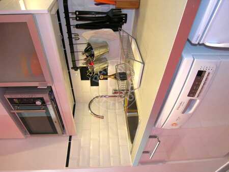 Cucina Monolocale arredato - 16m²  - Place des Fêtes - Parigi