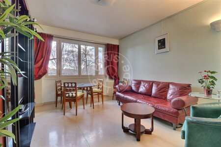 Living room Furnished apartment - 55m²  - 1 bedroom - Bastille - Paris