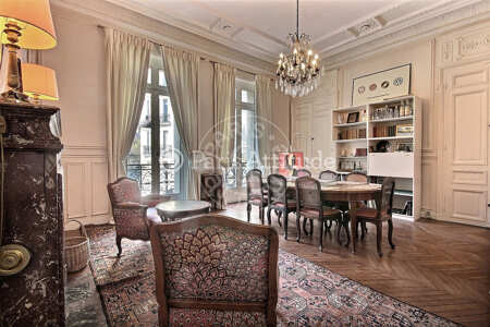 Sala de jantar Apartamento mobilado - 170m²  - 3 quartos - Miromesnil - Paris