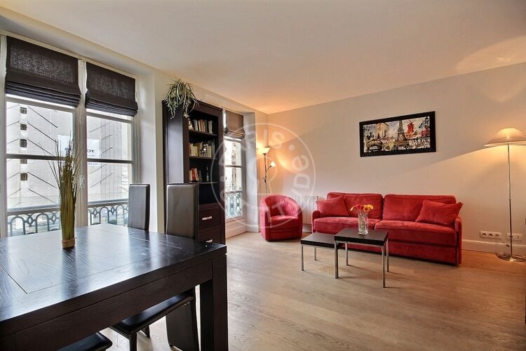 Living room - Furnished 1 bedroom - Paris 75006 - 6554