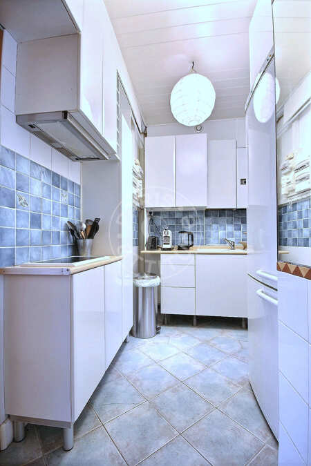 Cuisine Studio alcove meublé - 37m²  - Canal Saint-Martin - Paris