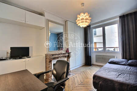 Living room Furnished studio - 18m²  - Saint-Germain - Paris
