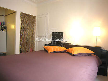 Bedroom Furnished apartment - 52m²  - 1 bedroom - Porte Maillot / Palais des Congrès - Paris
