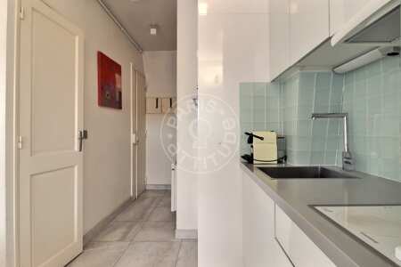 Kitchen Furnished studio - 21m²  - Champs-Elysées - Paris