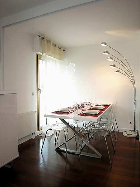 Dining room Furnished apartment - 92m²  - 3 bedrooms - Boulogne-Billancourt