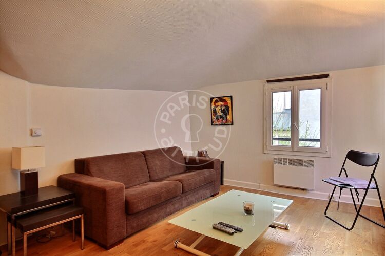Living room - Furnished studio - Paris 75006 - 6637