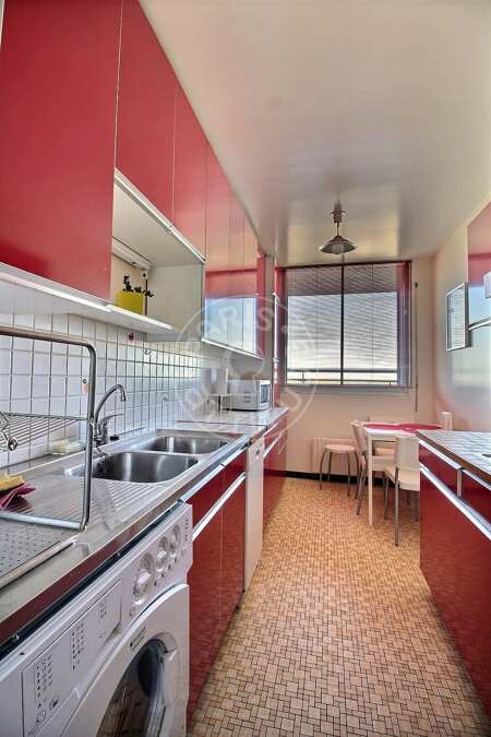 Cocina Piso amueblado - 57m²  - 1 dormitorio - Place d'Italie - París
