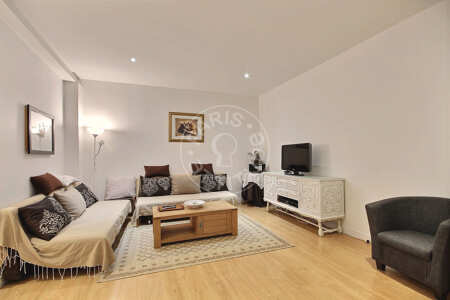 Wohnzimmer Möblierte wohnung - 67m²  - 2 Zimmer - Faubourg Saint-Martin - Paris