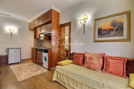 Sala Apartamento mobilado - 40m²  - 2 quartos - Arc de Triomphe - Paris