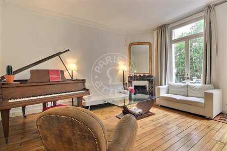 Living room Furnished apartment - 97m²  - 3 bedrooms - Montparnasse - Paris