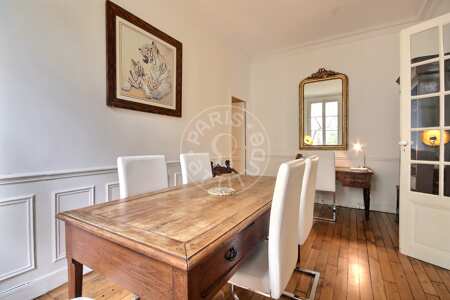 Dining room Furnished apartment - 97m²  - 3 bedrooms - Montparnasse - Paris