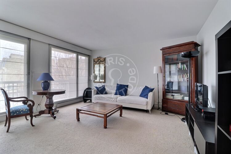 Living room - Furnished 2 bedrooms - Paris 75009 - 6699