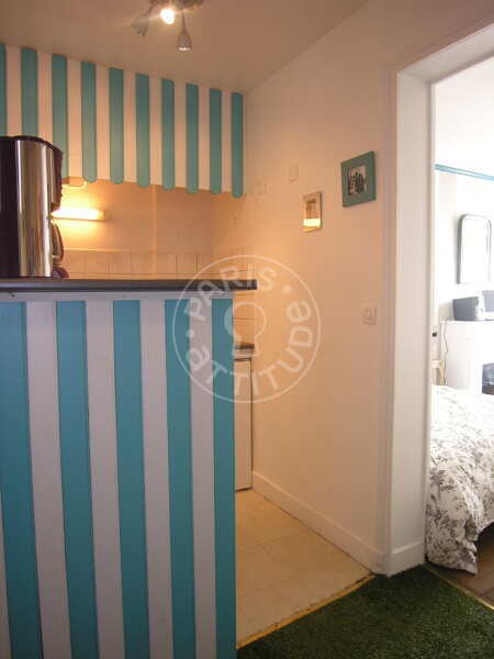 Küche Möblierte studio - 25m²  - Bir-Hakeim - Paris