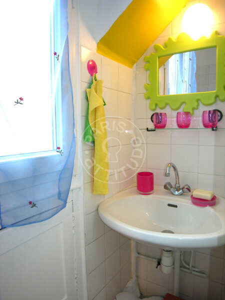 Badezimmer Möblierte studio - 25m²  - Bir-Hakeim - Paris