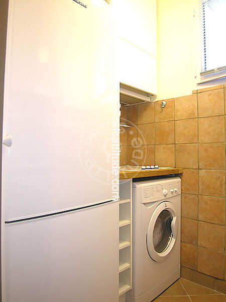 Kitchen Furnished studio - 23m²  - Saint-Paul - Paris